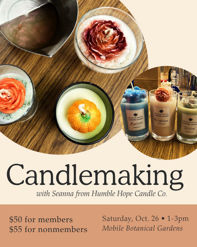 Candle Making Class by Seanna of the Humble Hope Candle Co.