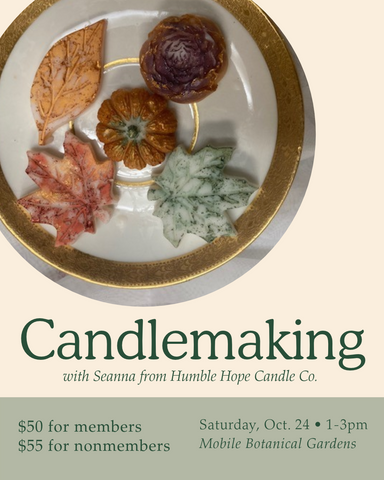 Candle Making Class by Seanna of the Humble Hope Candle Co.