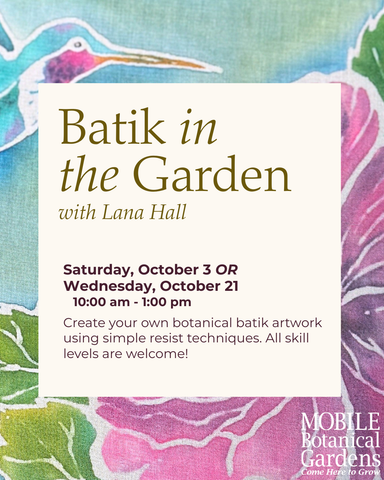 Batik in the Garden