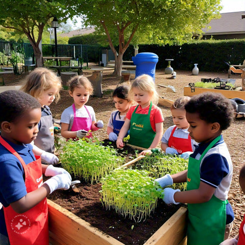 Sprouts Preschool Gardening Program