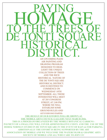 Botanical Art: Paying Homage to the Trees of De Tonti Square Historical District