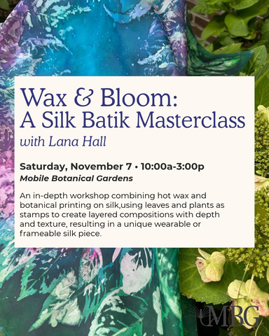 Wax & Bloom: A Silk Batik Masterclass